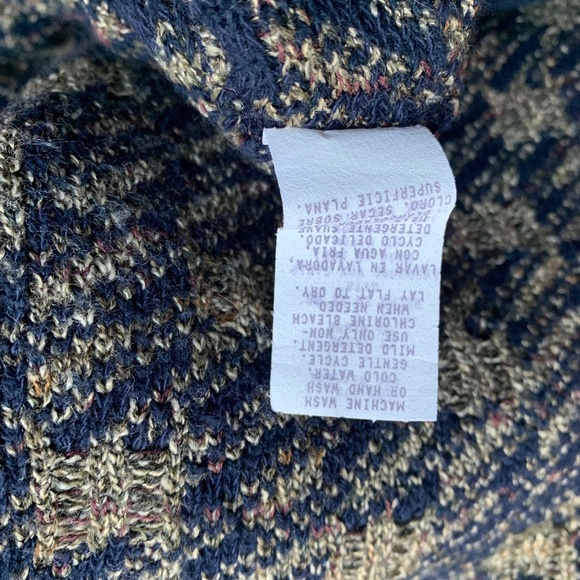 Men's Vintage Tsr Usa V neck Knit  Sweater Size XL Made In Usa Oversized - Picture 6 of 7